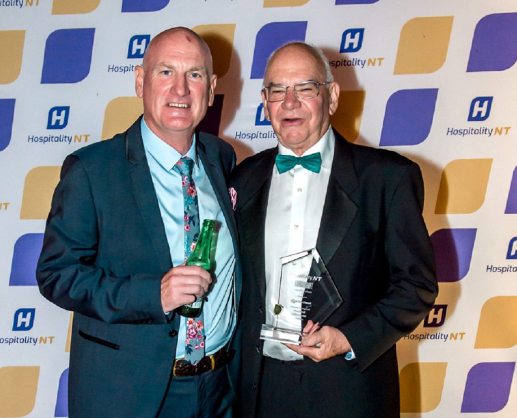 Best Overall Regional Hotel winners from Alice Springs, Gap View Hotel.